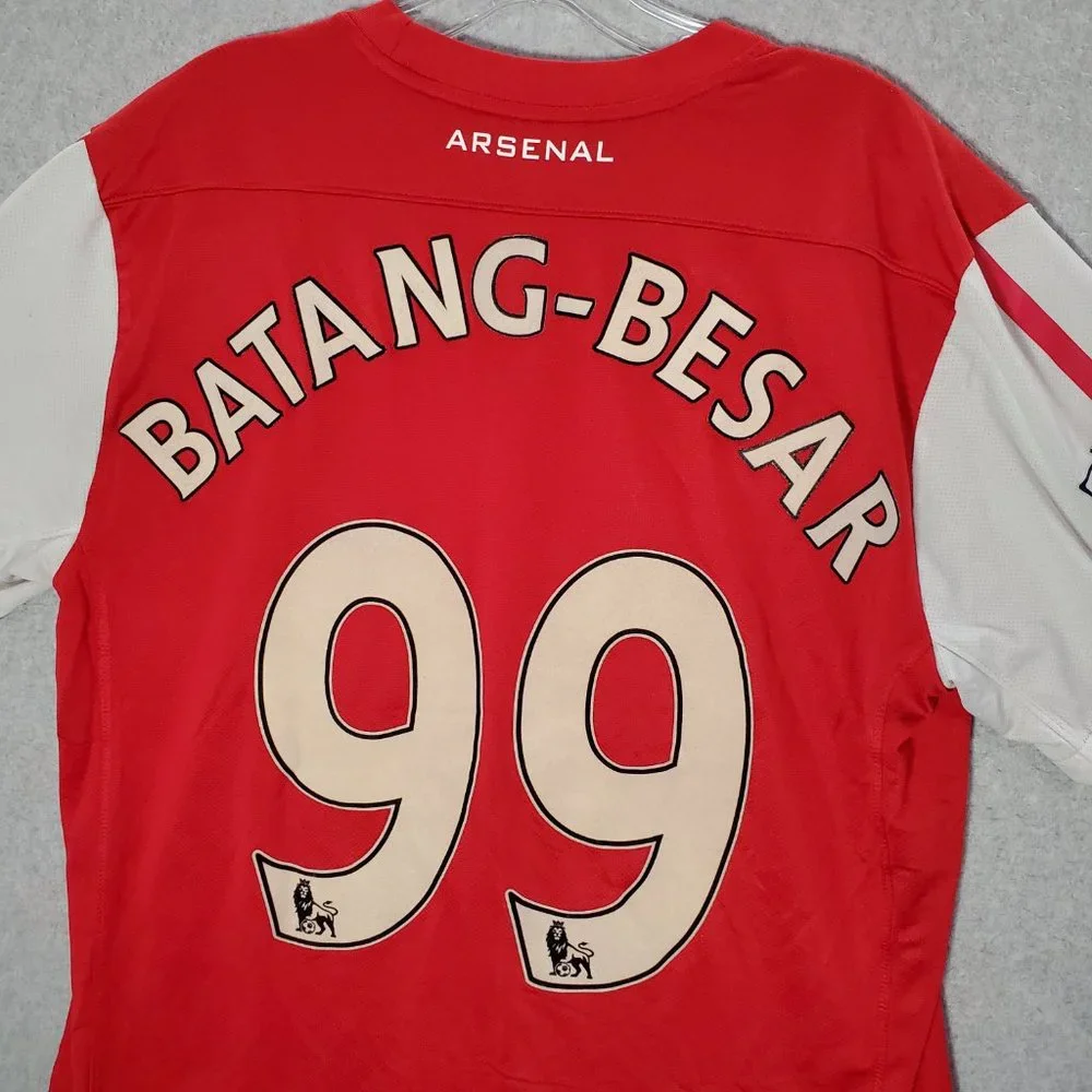 Arsenal London Men‎ Soccer Jersey Large Red 2011 Home Nike Logo